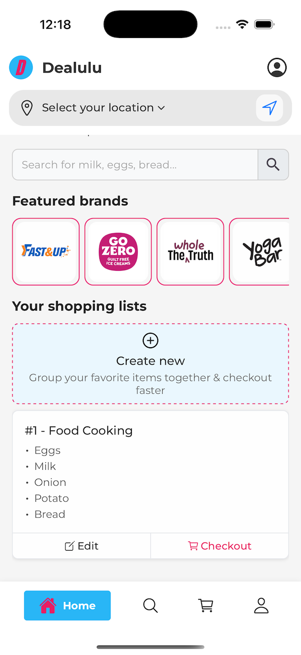 Dealulu App Screenshot